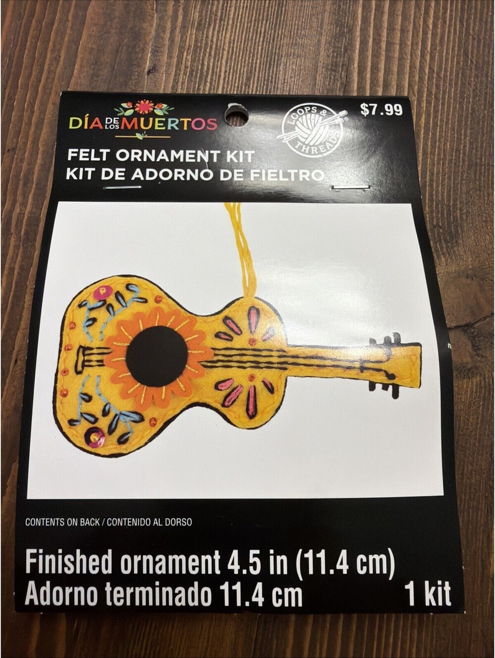 Guitar Felt Ornament Kit New
